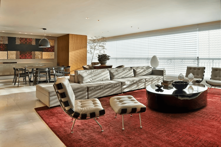 apartamento-contemporâneo, decoração, design, ambientes