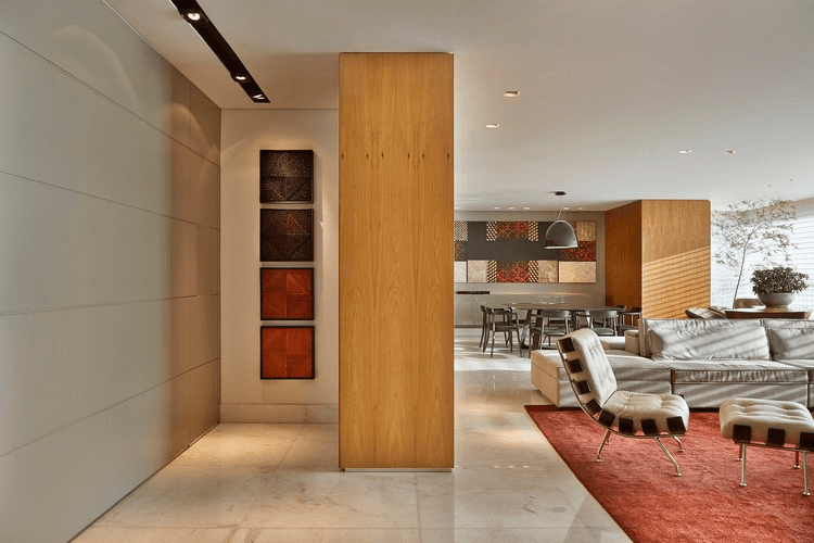 apartamento-contemporâneo, decoração, design, ambientes
