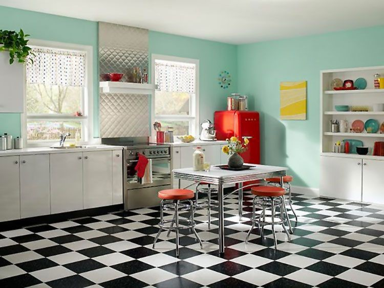 dicas-para-fazer-sua-cozinha-retrô; cozinha-retrô; estilo-retrô; estilo-vintage; cozinha-acolhedora